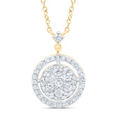 1/3CTW-DIA P1 GIFT ROUND NECKLACE (18 INCH)